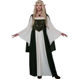 Womens Elven Renaissance Queen Costume