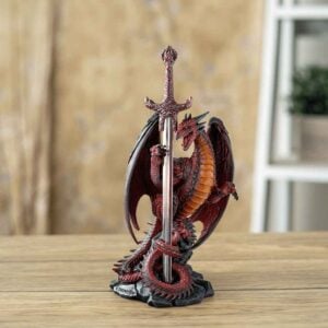 Widowblade Dragon Statue with Letter Opener