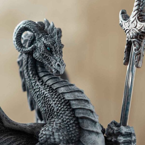 Omegablade Dragon Statue with Letter Opener