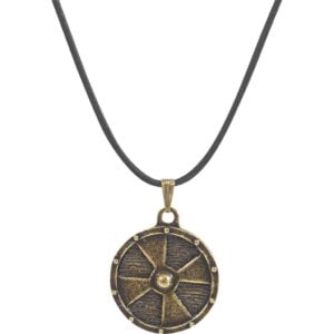 Viking Forest Shield Necklace