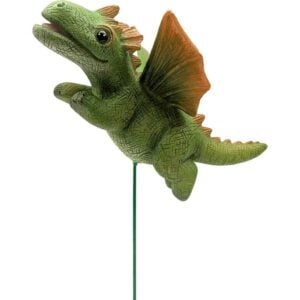 Mini Flying Dragon Statue with Stake