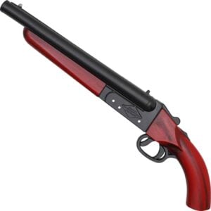 Wooden Double Barrel Shotgun