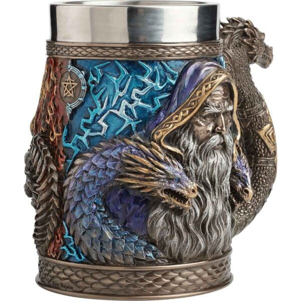 Wizard Firestorm Fantasy Beer Stein