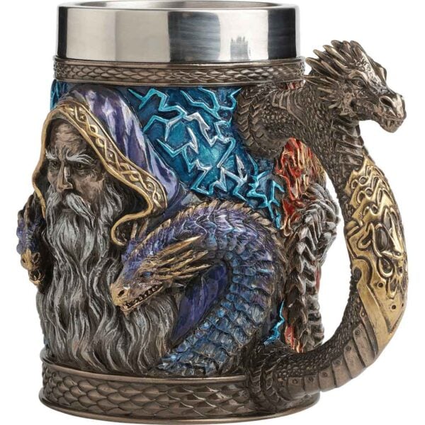 Wizard Firestorm Fantasy Beer Stein