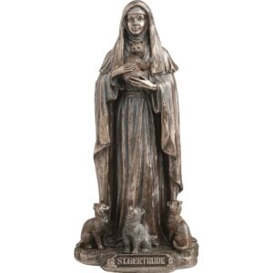 Saint Gertrude of Nivelles Statue