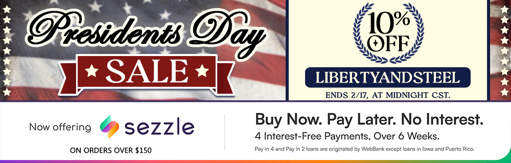 Presidents Day Sale at Medieval Collectibles