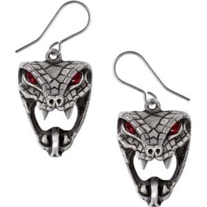 Snake Bite Dropper Earrings
