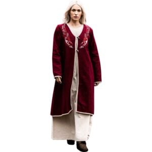 Skadi Viking Birka Coat - Red