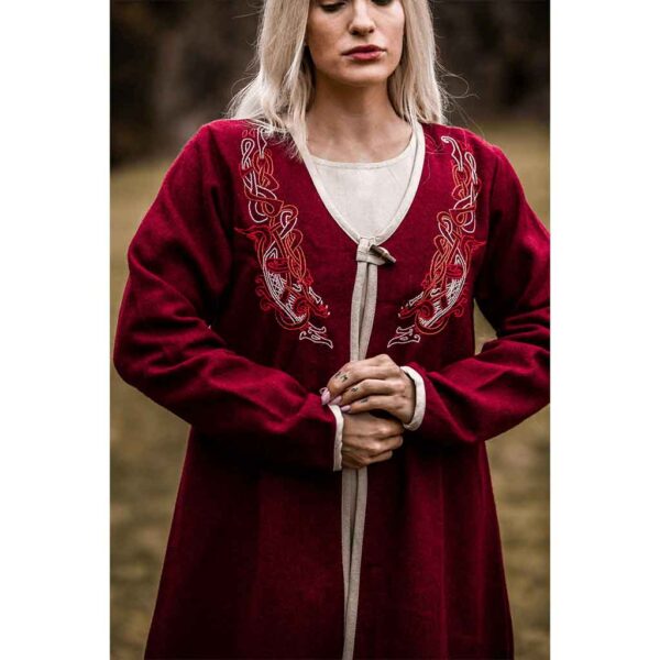 Skadi Viking Birka Coat - Red