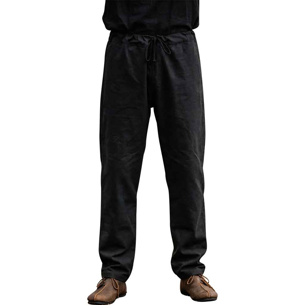 Peter Medieval Trousers - Black