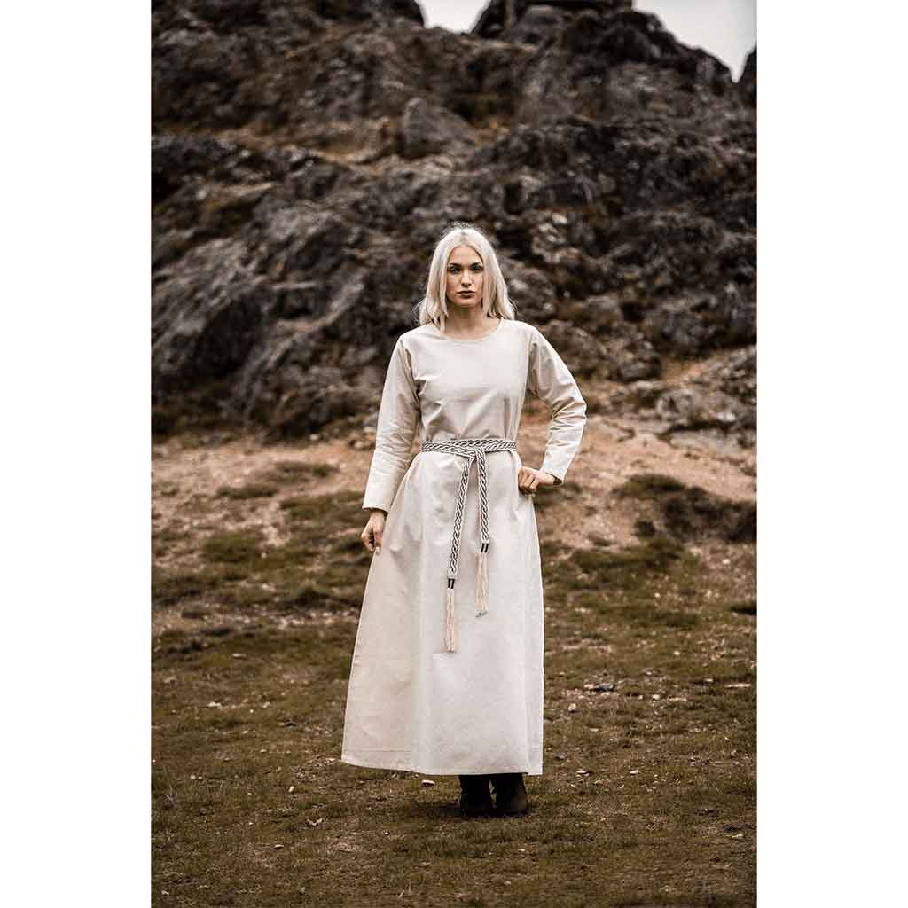 Alvilda Viking Dress - Natural