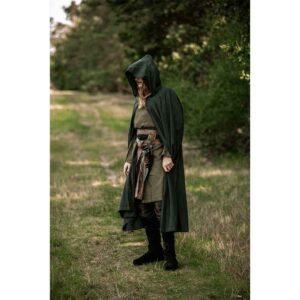 Johannes Medieval Cloak - Green
