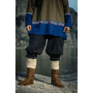 Freydis Viking Tunic - Olive/Blue