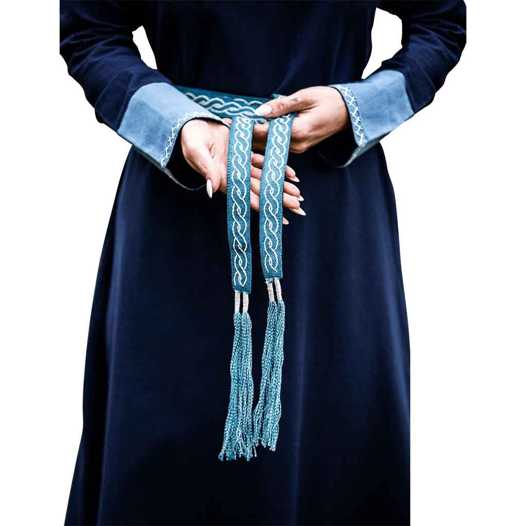 Vigga Embroidered Belt - Blue