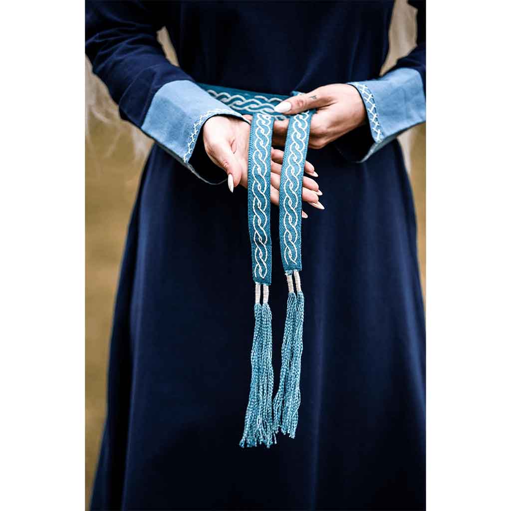 Vigga Embroidered Belt - Blue