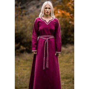 Vigga Embroidered Belt - Red