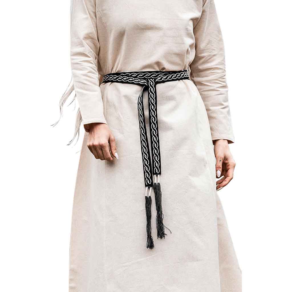 Vigga Embroidered Belt - Black