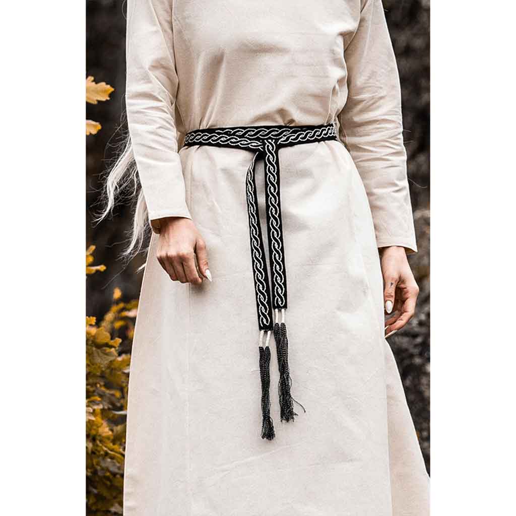 Vigga Embroidered Belt - Black