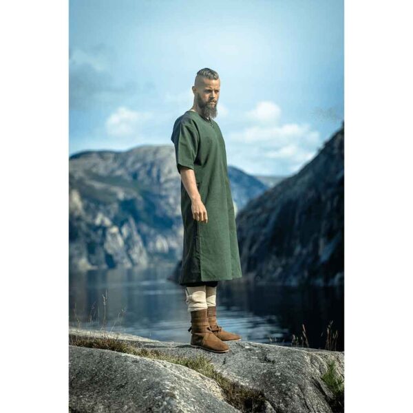 Asgrim Mens Viking Tunic - Green