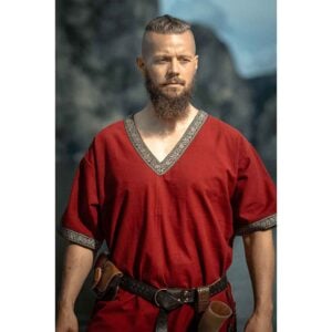 Loki Viking Tunic - Red