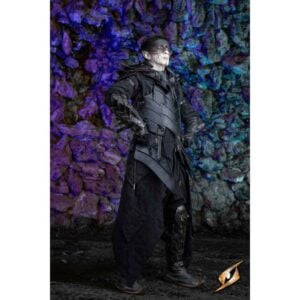 Shadow Leather Tassets - Black
