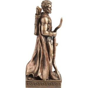 Bronze Odysseus and Argos Greek Pantheon Statue