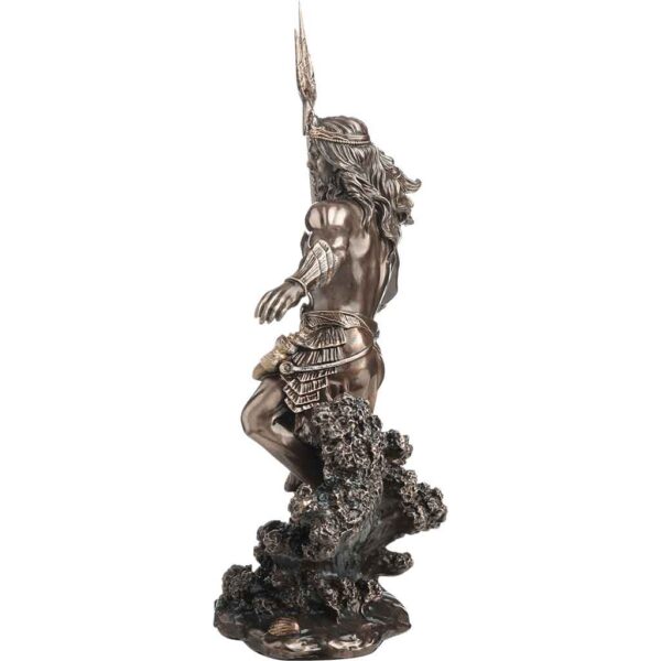 Poseidon Holding Trident Statue
