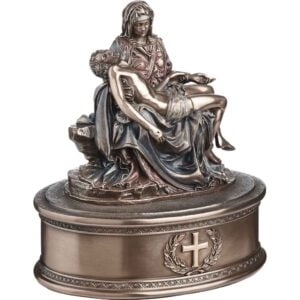 Bronzed La Pieta Urn