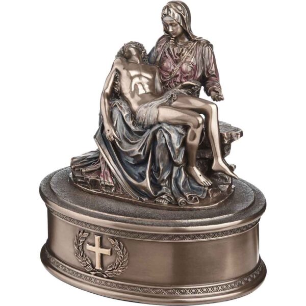 Bronzed La Pieta Urn