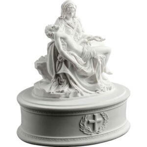 White La Pieta Urn