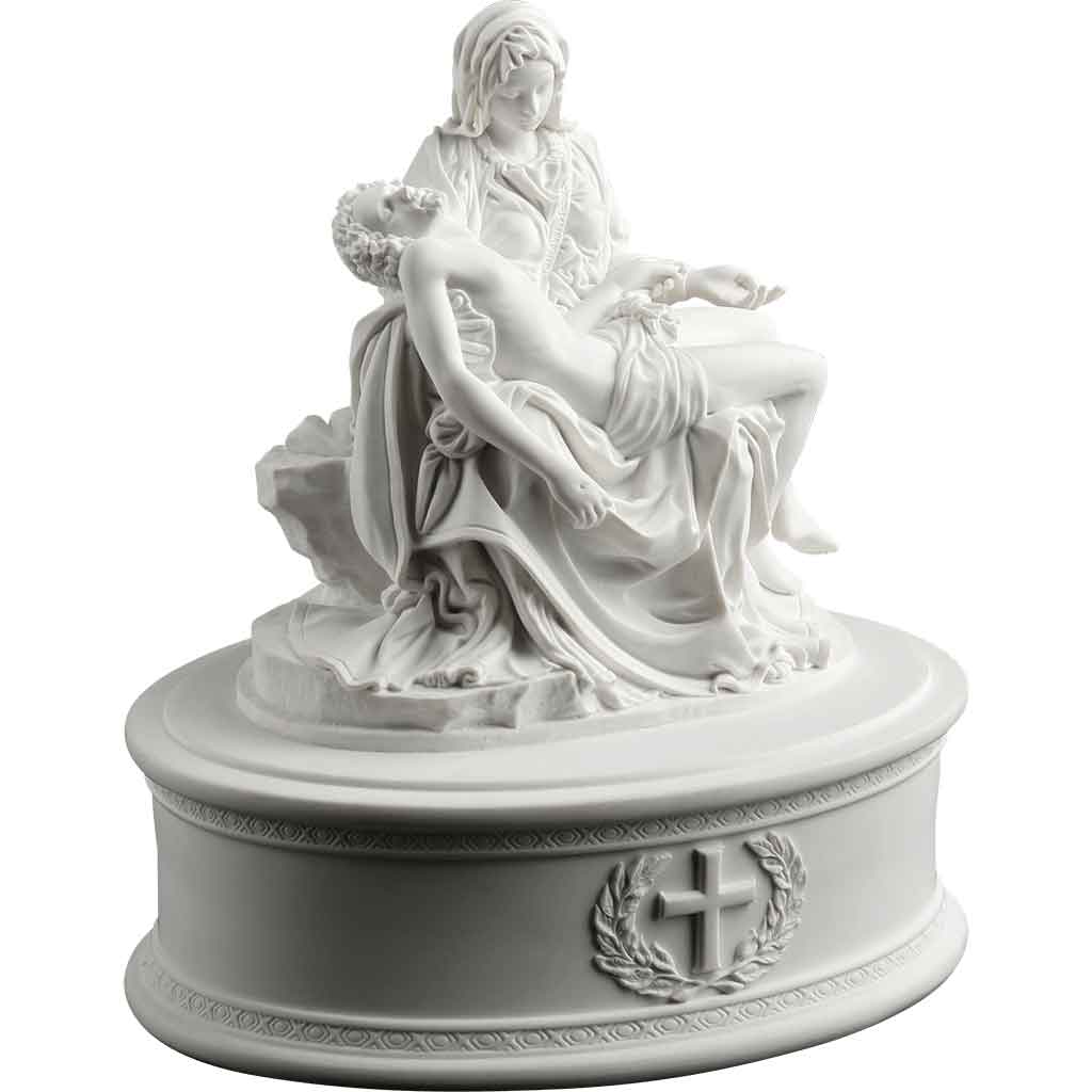 White La Pieta Urn