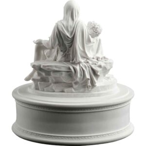 White La Pieta Urn