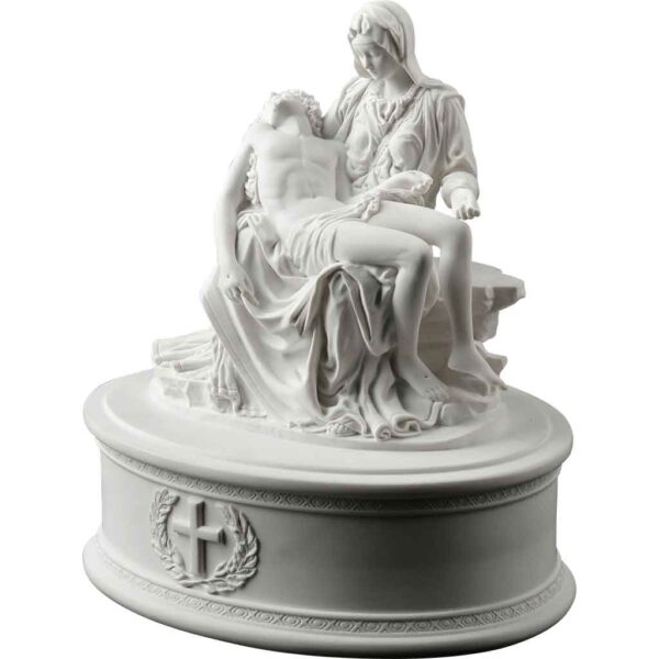 White La Pieta Urn