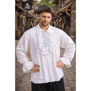 Corsair Laced Ruffle Pirate Shirt