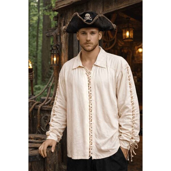 Mariner Lace-Up Pirate Shirt
