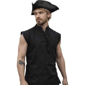 Harbor Rogue Lace-Up Pirate Tunic