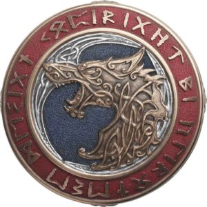 Fenrir Rune Viking Trinket Box