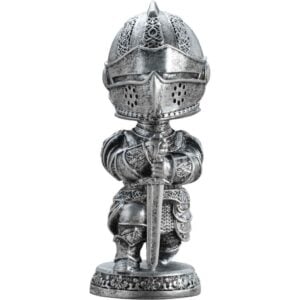 Silver Bobble Head Knight Statue