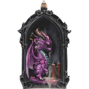 Gothic Purple Dragon Incense Burner