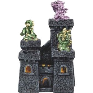 LED Castle of Dragons Statue