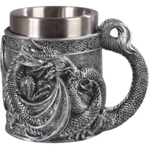 Silver Dragon Mug