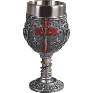 Chainmail Medieval Cross Goblet