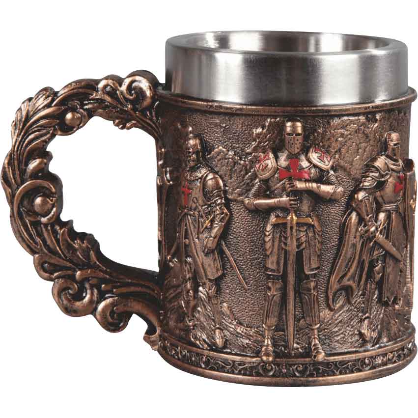 Bronze Crusader Knights Mug