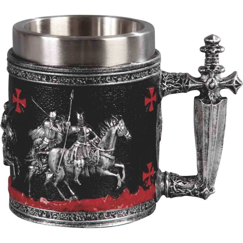 Riding Crusader Knight Mug