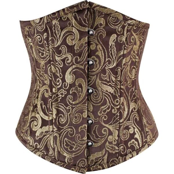 Gold Underbust Waist Training Corset