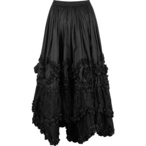 Black Rococo Long Skirt
