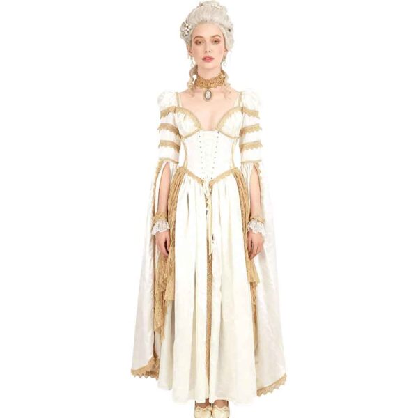 Ivory Elven Rococo Corset Dress