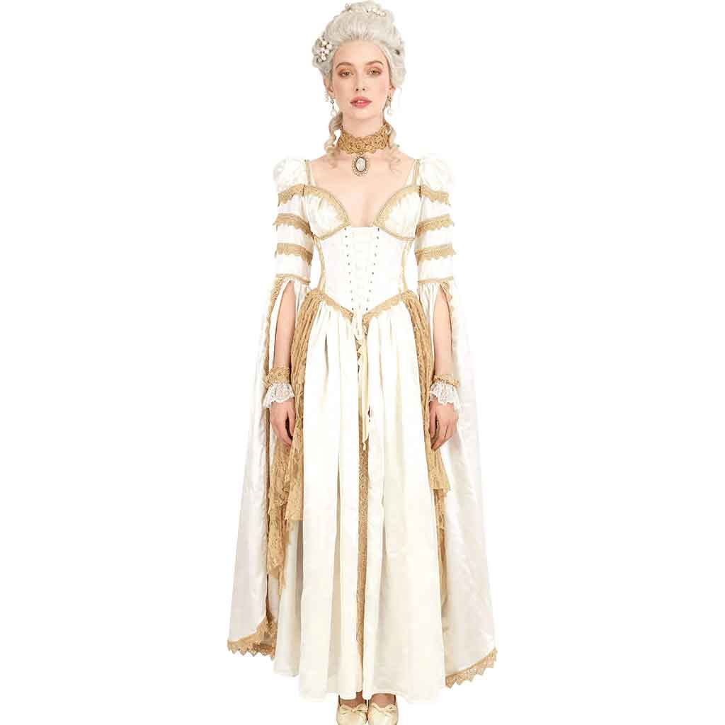 Ivory Elven Rococo Corset Dress Ivory Elven Rococo Corset Dress