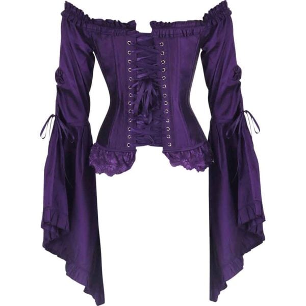 Rubee Off-Shoulder Overbust Rococo Corset