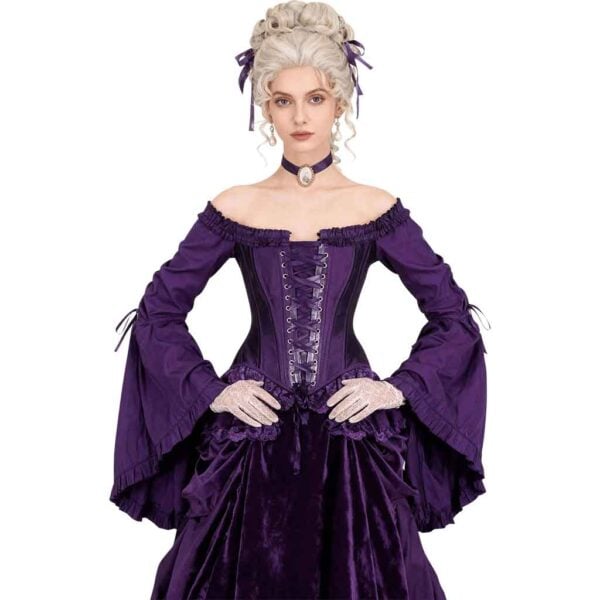 Rubee Off-Shoulder Overbust Rococo Corset